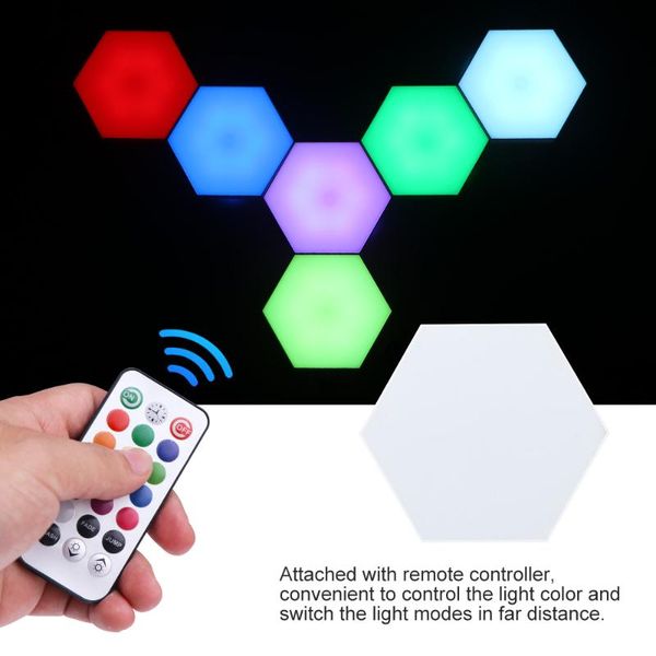 wall lamp 6pcs induction multicolor color changing remote control honeycomb light touch sensor rgb led night hexagonal
wall lamp 6pcs induction multicolor color changing remote control honeycomb light touch sensor rgb led night hexagonal
