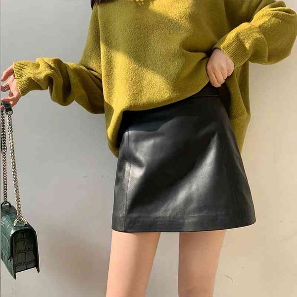 skirts sheepskin leather skirt women high waist a spring and autumn slim genuine shorts boots qgxr, Black
skirts sheepskin leather skirt women high waist a spring and autumn slim genuine shorts boots qgxr, Black