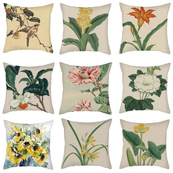 cushion/decorative pillow nanacoba pure linen cushion cover vintage flower printed covers for home sofa bed decorative throw pillowcases 45x
cushion/decorative pillow nanacoba pure linen cushion cover vintage flower printed covers for home sofa bed decorative throw pillowcases 45x
