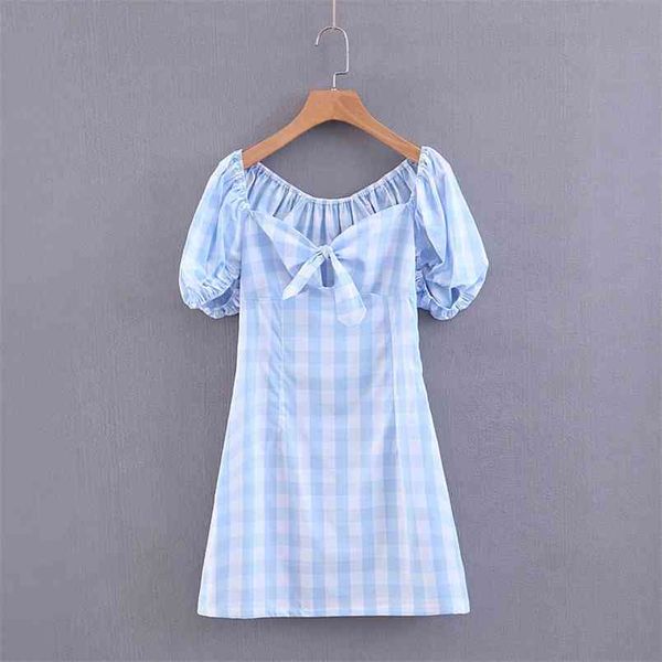 fashion lace-up strapless dress women plaid mini dresses short sleeve a-line summer holiday casual vestido mujer 210531, Black;gray
fashion lace-up strapless dress women plaid mini dresses short sleeve a-line summer holiday casual vestido mujer 210531, Black;gray