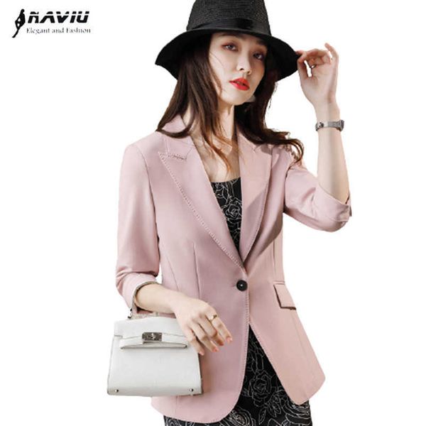casual blazer women fashion summer formal half sleeve slim jacket office ladies work coar 210604, White;black
casual blazer women fashion summer formal half sleeve slim jacket office ladies work coar 210604, White;black