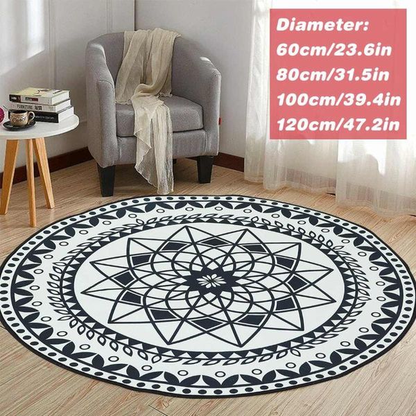 carpets 120cm diameter bohemia carpet soft antislip round rugs room area rug living bedroom floor mat polyester textile
carpets 120cm diameter bohemia carpet soft antislip round rugs room area rug living bedroom floor mat polyester textile