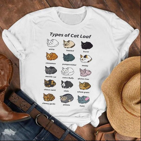 women lady cat pet funny kawaii casual 90s style cartoon shirt clothes tshirt tee womens print t graphic t shirt, White
women lady cat pet funny kawaii casual 90s style cartoon shirt clothes tshirt tee womens print t graphic t shirt, White