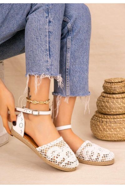 sandals renti white skin heels slippers, Black