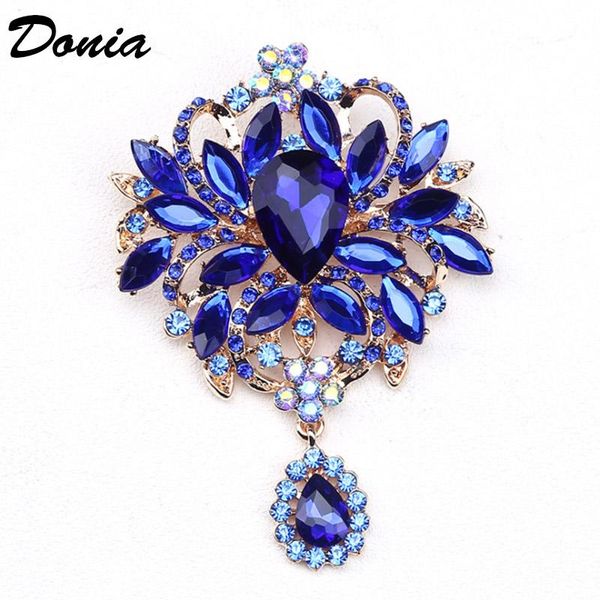 pins, brooches donia jewelry fashion brooch color large glass christmas big flower women's clothing accessories scarf pin, Gray
pins, brooches donia jewelry fashion brooch color large glass christmas big flower women's clothing accessories scarf pin, Gray