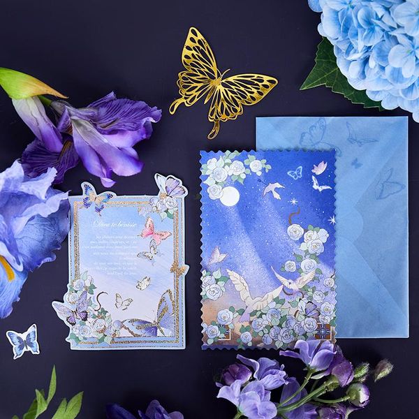 gift wrap flower language·star wish creative blessing holiday greeting card hand account envelope set birthday party invitation
gift wrap flower language·star wish creative blessing holiday greeting card hand account envelope set birthday party invitation