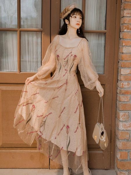 casual dresses miss lady vintage one piece embroidery mesh tulle dress long bling sequins puff sleeve robe longue vestido largo, Black;gray
casual dresses miss lady vintage one piece embroidery mesh tulle dress long bling sequins puff sleeve robe longue vestido largo, Black;gray