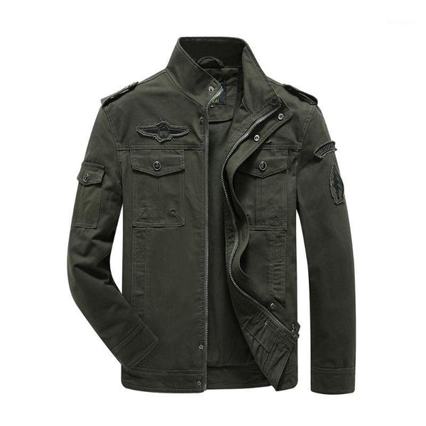 men's jackets brand clothing windbreaker jacket pilot bomber slim military uniform coat multi-pocket stand collar, Black;brown
men's jackets brand clothing windbreaker jacket pilot bomber slim military uniform coat multi-pocket stand collar, Black;brown