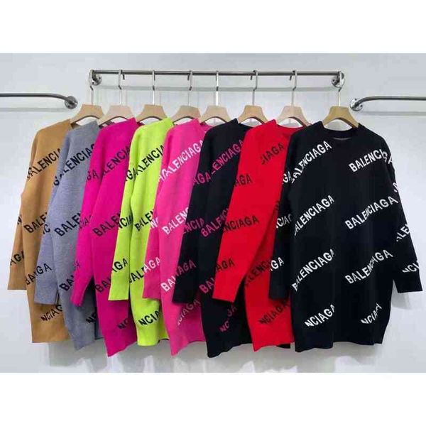 2021 correct version paris autumn winter new b family letter round neck sweater men's and women's pullover loose western style tre, White;black
2021 correct version paris autumn winter new b family letter round neck sweater men's and women's pullover loose western style tre, White;black