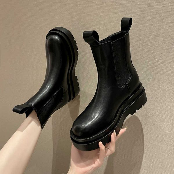 women mid-calf boots pu leather mid-waist elastic comfy ladies chelsea boots solid color platform shoes for women fashion mujer y1018, Black
women mid-calf boots pu leather mid-waist elastic comfy ladies chelsea boots solid color platform shoes for women fashion mujer y1018, Black