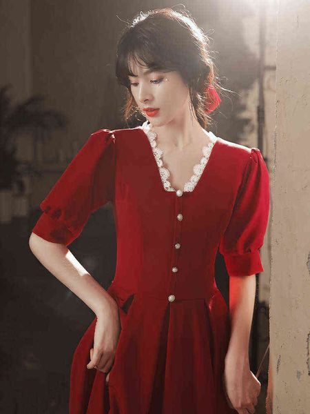 luxury prom dresses toast bride 2021 autumn appreciation banquet skirt women can wear thin engagement toast cloth at ordinary tim, Black
luxury prom dresses toast bride 2021 autumn appreciation banquet skirt women can wear thin engagement toast cloth at ordinary tim, Black