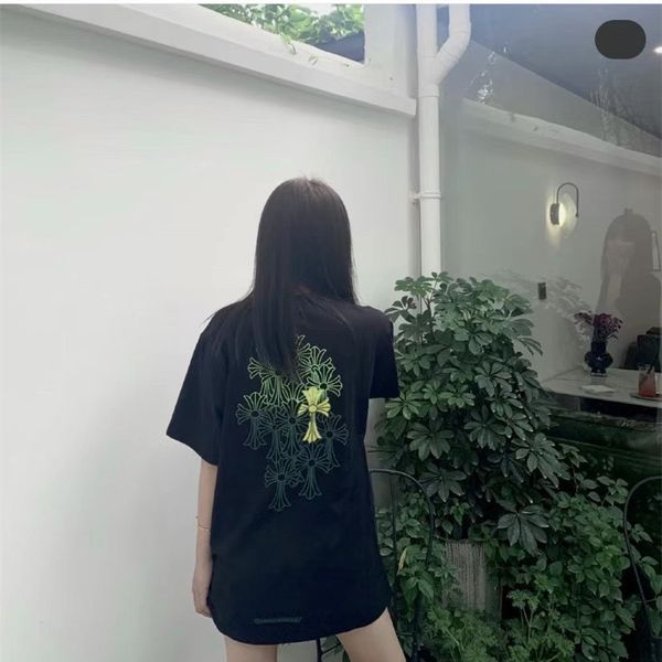 chh 2021 spring summer new lovers fluorescent green cross printed round neck short sleeve t-shirt for men and, White
chh 2021 spring summer new lovers fluorescent green cross printed round neck short sleeve t-shirt for men and, White