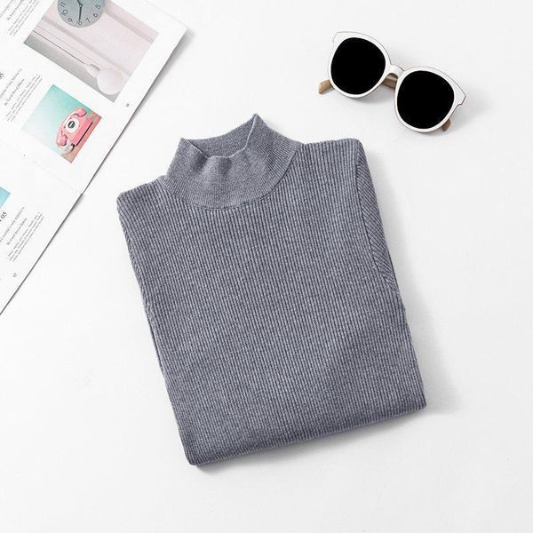 office ladies women's autumn spring basic sweaters solid knitted pullovers turtleneck long sleeve female jumpers, White;black
office ladies women's autumn spring basic sweaters solid knitted pullovers turtleneck long sleeve female jumpers, White;black