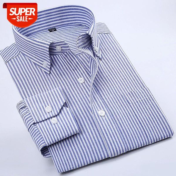 oxford striped men dress shirt long sleeve button turn-down collar regular fit male plaid casual shirts #pu2x, White;black
oxford striped men dress shirt long sleeve button turn-down collar regular fit male plaid casual shirts #pu2x, White;black