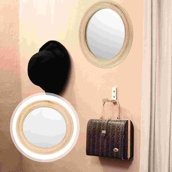 mirrors 1pc household hanging mirror decorative hand-woven makeup pendant 
mirrors 1pc household hanging mirror decorative hand-woven makeup pendant