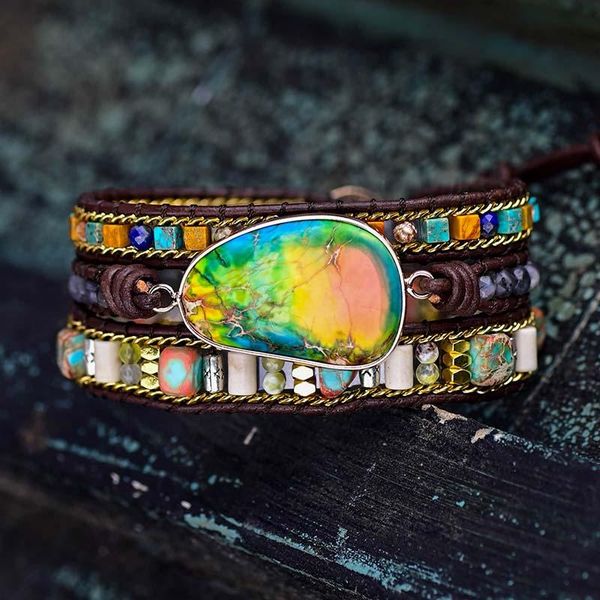 tennis mixed color emperor stone bracelets irregular nautural 3 layer wrap bracelet for women jewelry charm drop, Golden;silver
tennis mixed color emperor stone bracelets irregular nautural 3 layer wrap bracelet for women jewelry charm drop, Golden;silver