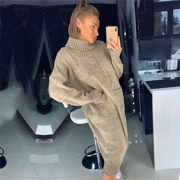 casual dresses u-swear autumn sweater dress solid color high collar full sleeve knitting vestidos verano 2021 mujer, Black;gray
casual dresses u-swear autumn sweater dress solid color high collar full sleeve knitting vestidos verano 2021 mujer, Black;gray