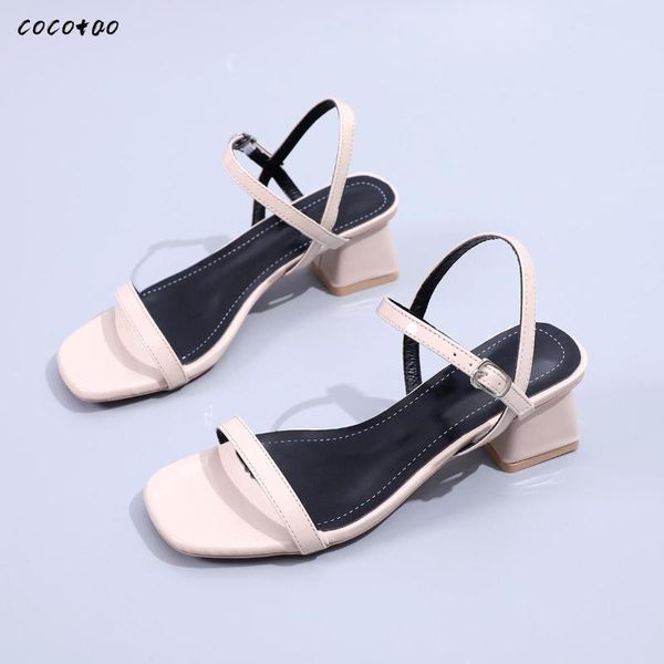 dress shoes summer sandals women thick heels 2021 fashion wild mid french buckle square head open toe temperament fairy style, Black
dress shoes summer sandals women thick heels 2021 fashion wild mid french buckle square head open toe temperament fairy style, Black