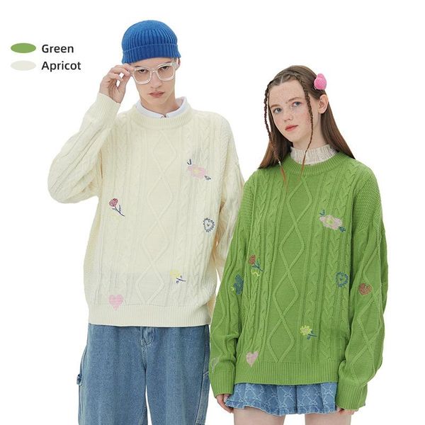 men's sweaters 1338 winter men knitted sweater fresh campus student youthful style chic flower embroidery jacquard casual knitwear pull, White;black
men's sweaters 1338 winter men knitted sweater fresh campus student youthful style chic flower embroidery jacquard casual knitwear pull, White;black