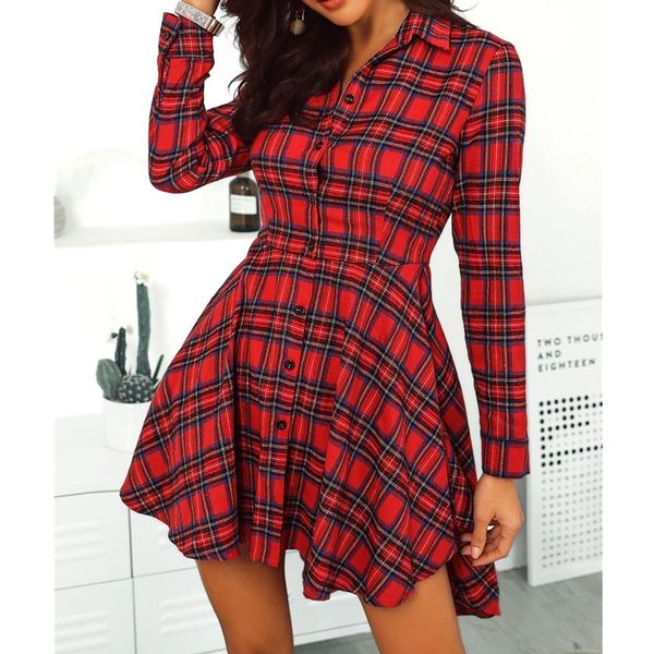 fashion new women autumn long sleeve check paild casual button ladies t-shirt dresses holiday short mini dresses, Black;gray
fashion new women autumn long sleeve check paild casual button ladies t-shirt dresses holiday short mini dresses, Black;gray