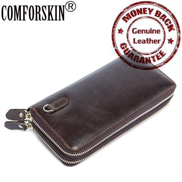 wallets comforskin double layers zipper long men organizer wallet large capacity vintage business clutch purse for genuine leather, Red;black
wallets comforskin double layers zipper long men organizer wallet large capacity vintage business clutch purse for genuine leather, Red;black