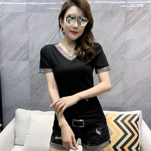 make european summer new western style hollow out heavy drills very fashionable cultivate one's morality female t-shirt with sho, White
make european summer new western style hollow out heavy drills very fashionable cultivate one's morality female t-shirt with sho, White