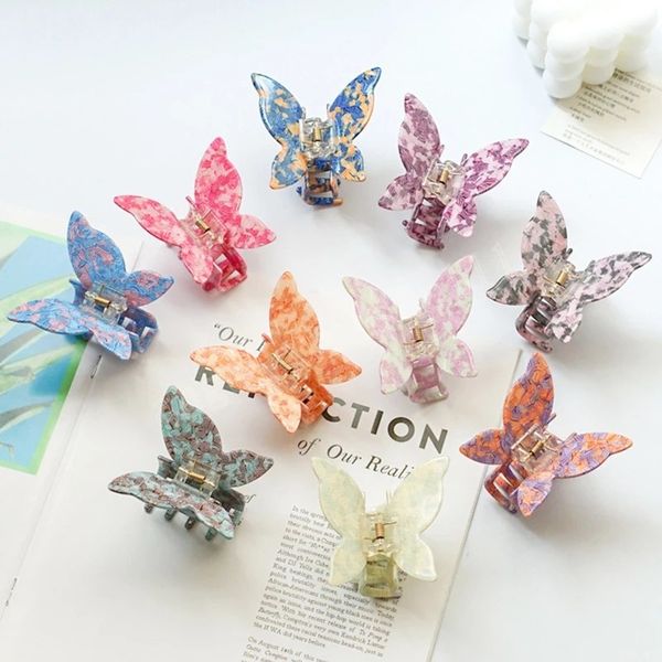 sweet butterfly hair claw clips for women clamps imitation acetate colorful ripple hairpins korean barrettes gripper, Slivery;white
sweet butterfly hair claw clips for women clamps imitation acetate colorful ripple hairpins korean barrettes gripper, Slivery;white