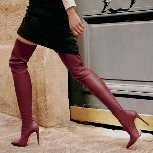 boots high stretch solid over knee big size 10.5 winter brown pointy toe thin heel thigh skintight ladies, Black
boots high stretch solid over knee big size 10.5 winter brown pointy toe thin heel thigh skintight ladies, Black