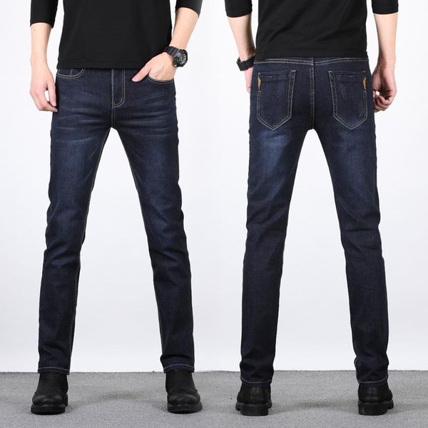 men's jeans spring and summer thin slim feet casual long pants korean style trendy brand stretch straight all-match, Blue
men's jeans spring and summer thin slim feet casual long pants korean style trendy brand stretch straight all-match, Blue