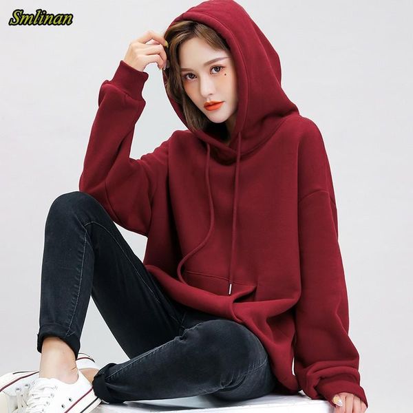 women's hoodies & sweatshirts smlinan women 2021 spring autumn plus size casual loose female solid color sweatshirt top, Black
women's hoodies & sweatshirts smlinan women 2021 spring autumn plus size casual loose female solid color sweatshirt top, Black