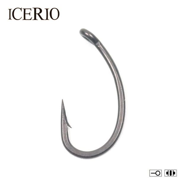 fishing hooks icerio 30pcs/pack mablack up carp hook telflon coated needle sharp curve gnippen
fishing hooks icerio 30pcs/pack mablack up carp hook telflon coated needle sharp curve gnippen