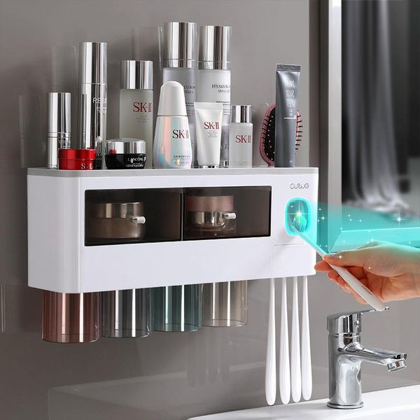 bath accessory set bathroom accessories magnetic adsorption toothbrush holder household storage rack wall-mounted toothpaste dispenser squee
bath accessory set bathroom accessories magnetic adsorption toothbrush holder household storage rack wall-mounted toothpaste dispenser squee