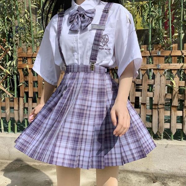 and 2 piece set womens skirts high waist gothic mini pleated plaid harajuku vintage short long sleeve bloues, Black
and 2 piece set womens skirts high waist gothic mini pleated plaid harajuku vintage short long sleeve bloues, Black