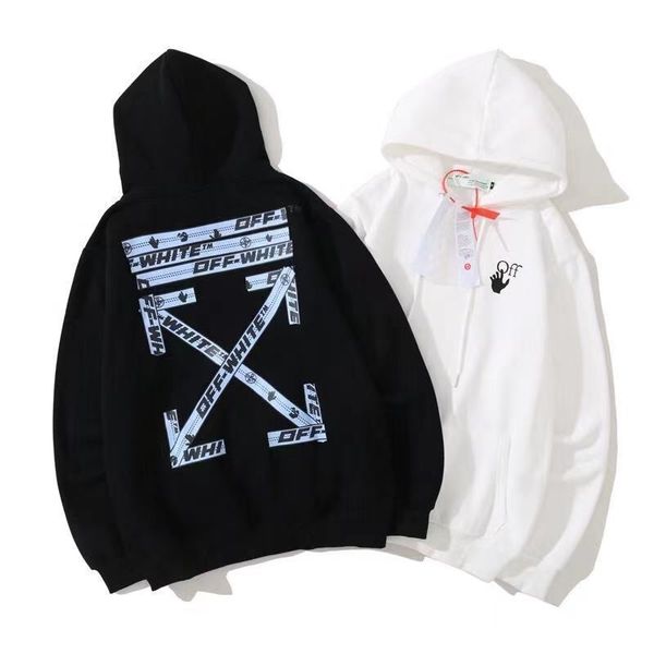 autumn winter off palm letter arrow pattern men's and women's same casual hooded plush batch, Black
autumn winter off palm letter arrow pattern men's and women's same casual hooded plush batch, Black