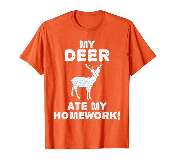 my deer ate my homework fawn elk stag back to school kid t-shirt, White;black
my deer ate my homework fawn elk stag back to school kid t-shirt, White;black