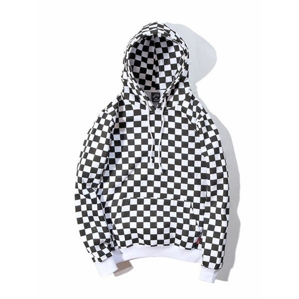 black white plaid sweater men's and women's trendy hip hop winter plush thickened hooded jacket versatile simple students
black white plaid sweater men's and women's trendy hip hop winter plush thickened hooded jacket versatile simple students