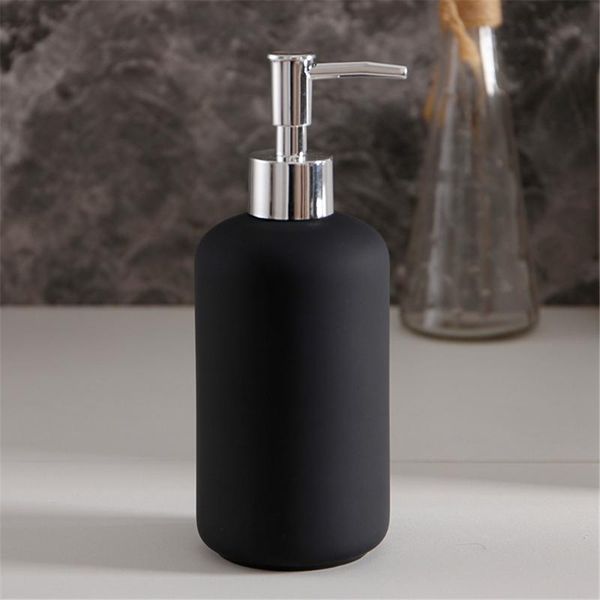 liquid soap dispenser 420ml hand sanitizer empty storage bottle simple bathroom shower gel shampoo black ceramic sub-bottle
liquid soap dispenser 420ml hand sanitizer empty storage bottle simple bathroom shower gel shampoo black ceramic sub-bottle
