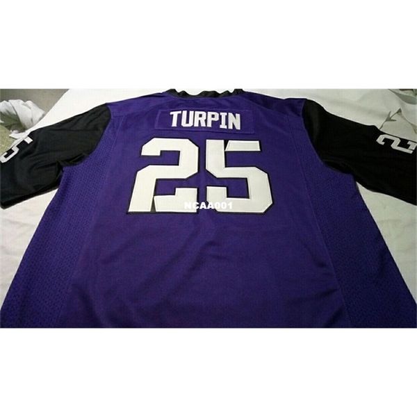 668 #25 purple kavontae turpin tcu horned frogs alumni college jersey or custom any name or number jersey, Black
668 #25 purple kavontae turpin tcu horned frogs alumni college jersey or custom any name or number jersey, Black
