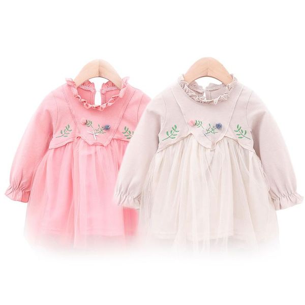 girl's dresses baby girls princess dress children mesh patchwork casual style autumn clothes, Red;yellow
girl's dresses baby girls princess dress children mesh patchwork casual style autumn clothes, Red;yellow