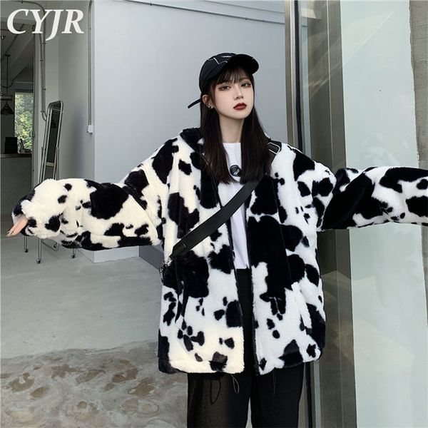 new korean winter fashion harajuku cows printing loose full vintage flannel leather jacket keep cotton clothes warm 427m, Black;brown
new korean winter fashion harajuku cows printing loose full vintage flannel leather jacket keep cotton clothes warm 427m, Black;brown