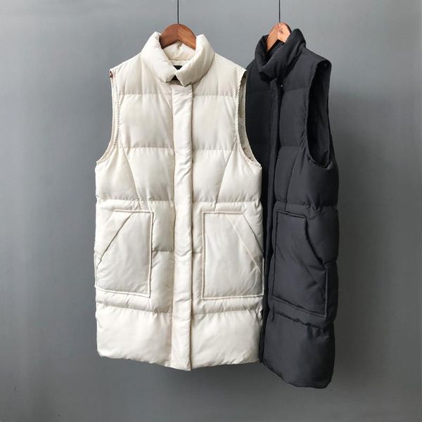 women's vests winter women vest jacket 2021 student warm long casual cotton padded waistcoat female loose sleeveless ys8919, Black;white
women's vests winter women vest jacket 2021 student warm long casual cotton padded waistcoat female loose sleeveless ys8919, Black;white