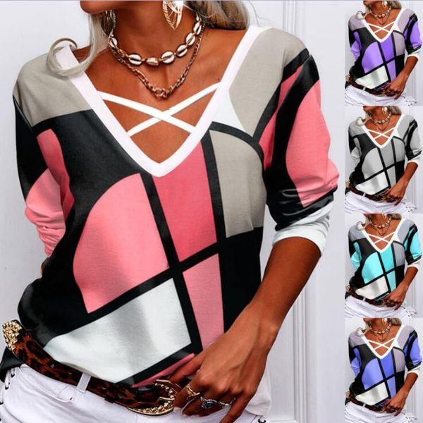 women's t-shirt winter spring autumn hole women plus sizes large big loose v neck printed vintage t shirts full long sleeve, White
women's t-shirt winter spring autumn hole women plus sizes large big loose v neck printed vintage t shirts full long sleeve, White