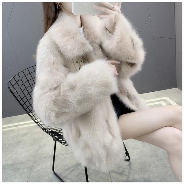 women's fur & faux women winter coat ladies warm long sleeve outerwear loose thicken jackets female fashion turn down collar overcoat l, Black
women's fur & faux women winter coat ladies warm long sleeve outerwear loose thicken jackets female fashion turn down collar overcoat l, Black