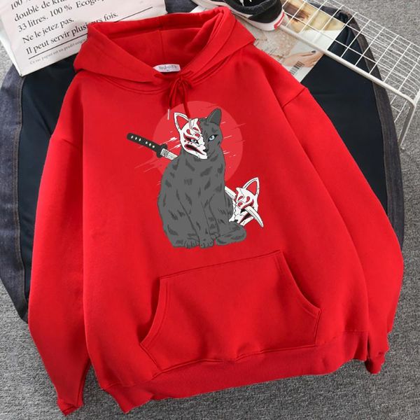 women's hoodies & sweatshirts cat with sword, broken prop manga women hoody crewneck pollover sweatshirt fashion loose pocket autumn cl, Black
women's hoodies & sweatshirts cat with sword, broken prop manga women hoody crewneck pollover sweatshirt fashion loose pocket autumn cl, Black