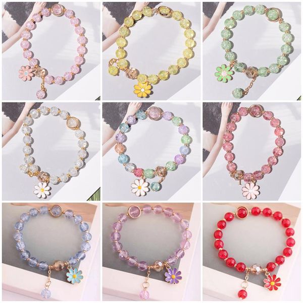beaded, strands 2021 flower daisy crystal bracelets for women colorful handmade beaded simple bracelet elastic rope pulseira jewelry, Black
beaded, strands 2021 flower daisy crystal bracelets for women colorful handmade beaded simple bracelet elastic rope pulseira jewelry, Black