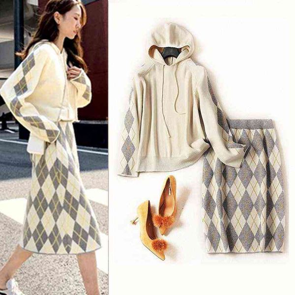 winter knitted womans suits hooded loose sweater and plaid skirts sets for woman casual ladies skirts suit good quality cc290 211119, White
winter knitted womans suits hooded loose sweater and plaid skirts sets for woman casual ladies skirts suit good quality cc290 211119, White