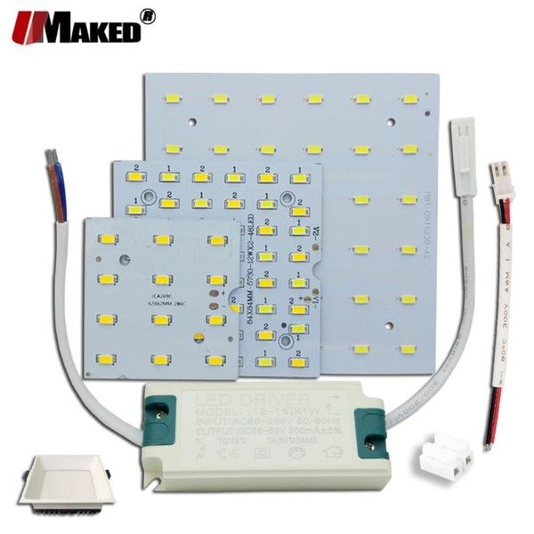 downlights 1/ 5sets led pcb+driver kits 6w 12w 18w downlight aluminum light heatsink smd5730 110lm/w square source for panel lamp
downlights 1/ 5sets led pcb+driver kits 6w 12w 18w downlight aluminum light heatsink smd5730 110lm/w square source for panel lamp