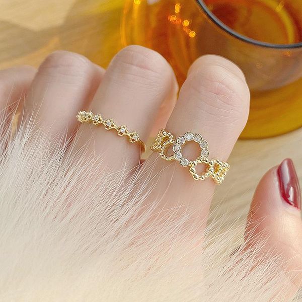 cluster rings french 14k real gold open design hollow ring for women cubic zircon adjustable circle mujer anillos wedding bijoux pendant, Golden;silver
cluster rings french 14k real gold open design hollow ring for women cubic zircon adjustable circle mujer anillos wedding bijoux pendant, Golden;silver
