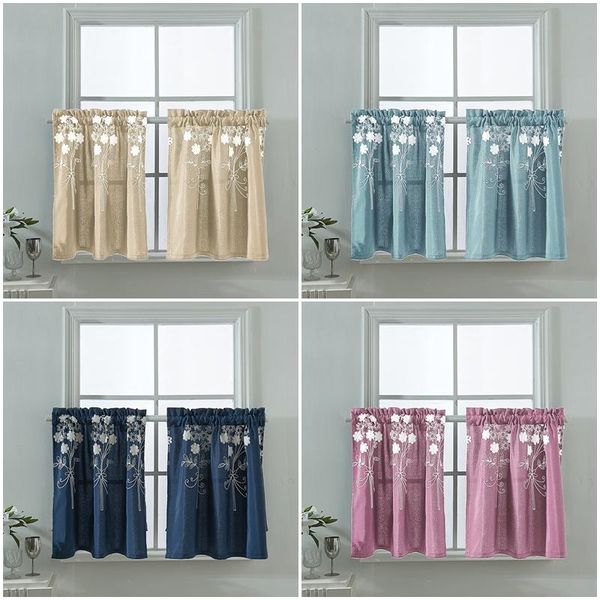 kitchen short sheer curtains for living room half curtain cafe floral drape modern cabinet dust-proof drapes home decoration
kitchen short sheer curtains for living room half curtain cafe floral drape modern cabinet dust-proof drapes home decoration