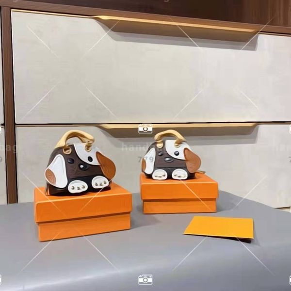 high fashion accessories dog shell bags pendant luxury key ring delicate leather printing design women men decorative art restoring ancient, Black
high fashion accessories dog shell bags pendant luxury key ring delicate leather printing design women men decorative art restoring ancient, Black